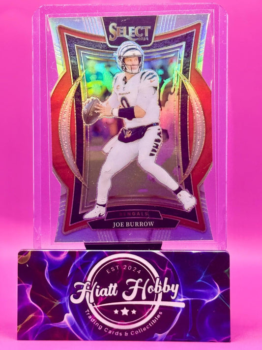 2024 Panini Select - Joe Burrow #39 - Concourse - Silver Prizm Die-Cut
