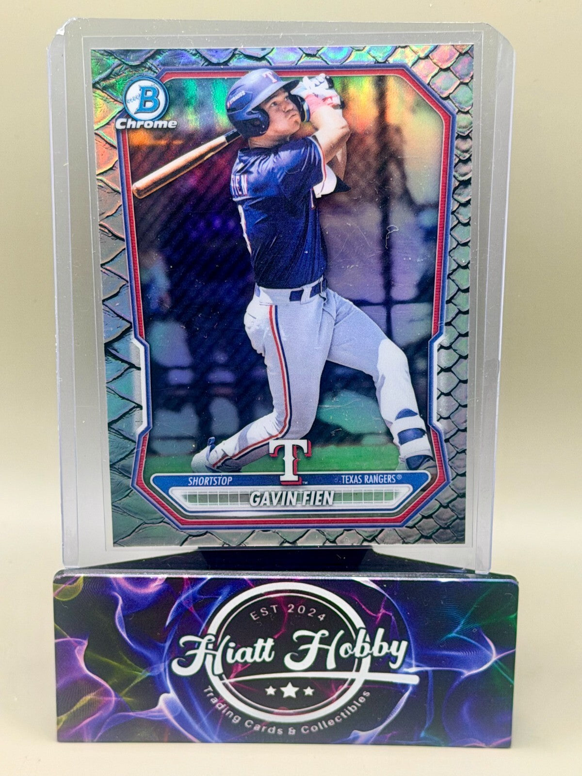 2026 Bowman Chrome Baseball - #BCP-126 Gavin Fien - Reptilian Refractor