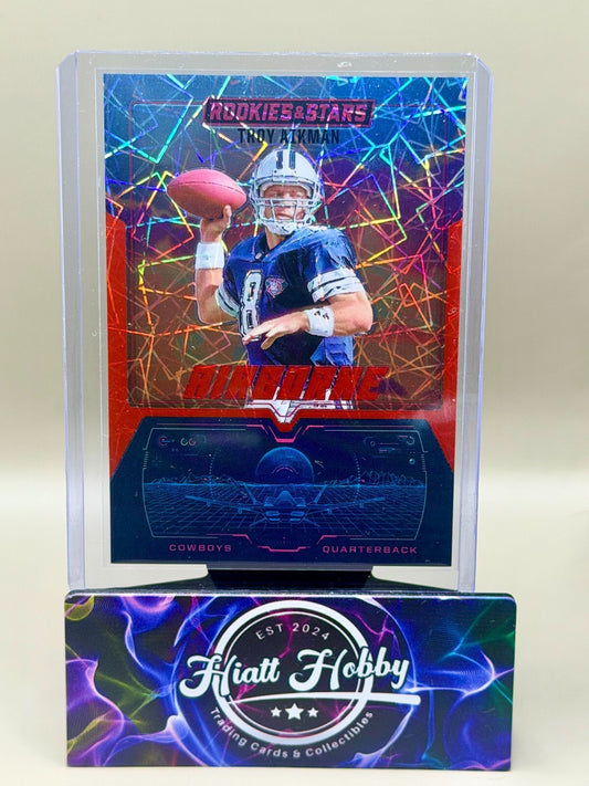 2025 Panini Rookies and Stars - #13 Troy Aikman - Airborne - Laser (RC)