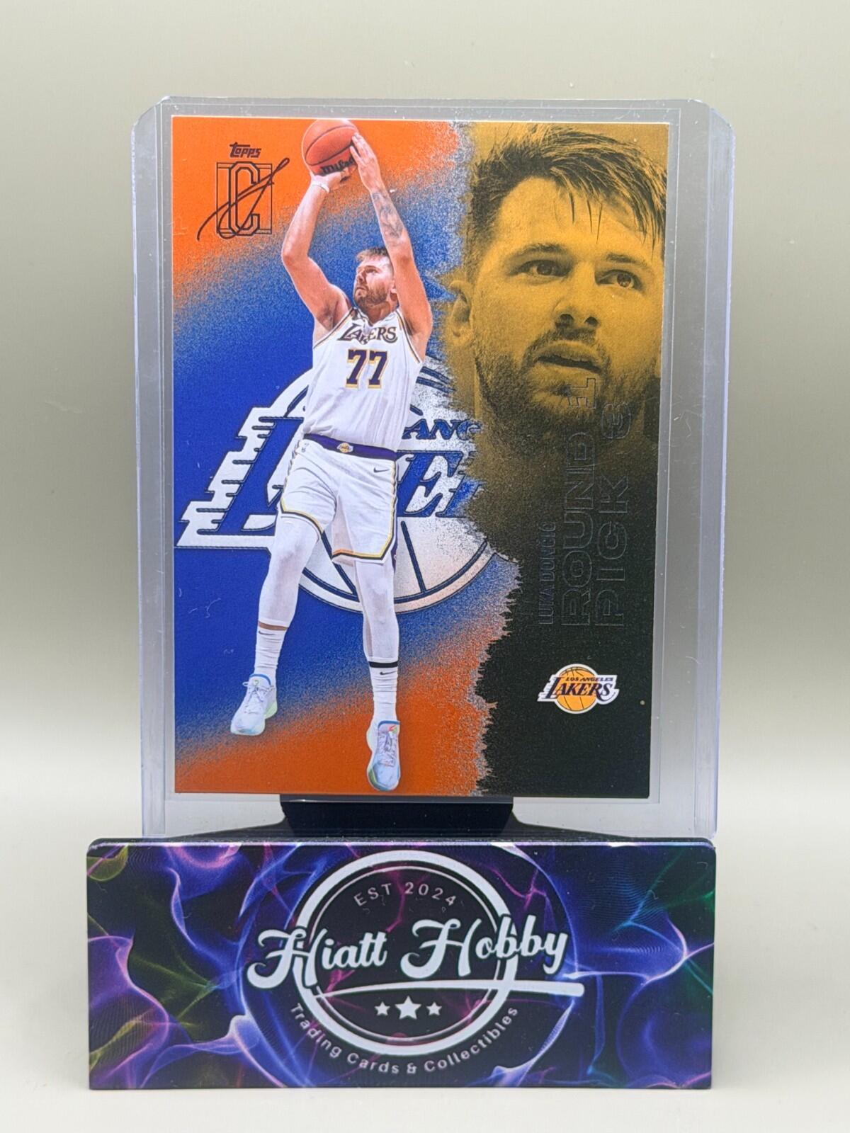 2025-26 Topps Signature Series Basketball - #83 Luka Doncic - Orange and Blue