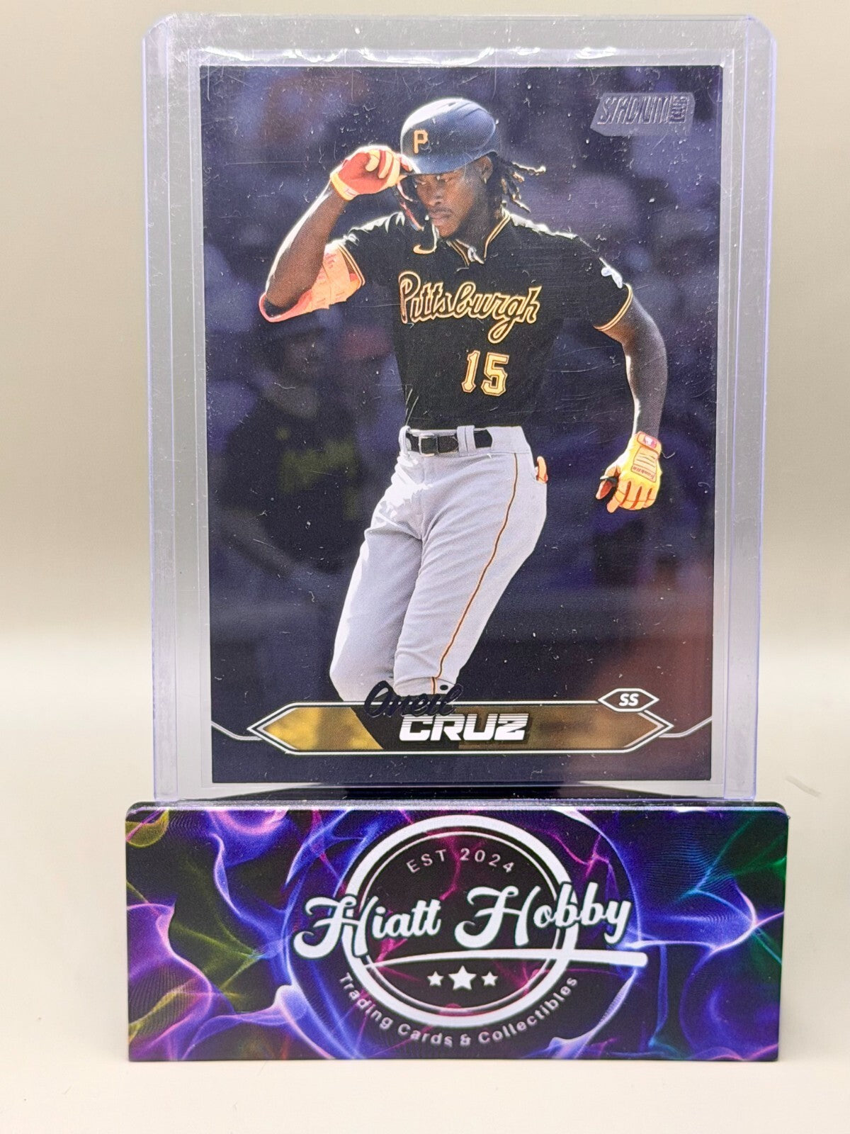 2024 Topps Stadium Club - #292 Oneil Cruz - Black Foil