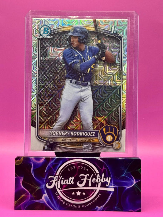 2025 Bowman Chrome - Yophery Rodriguez #BCP-36 - Mojo Refractor