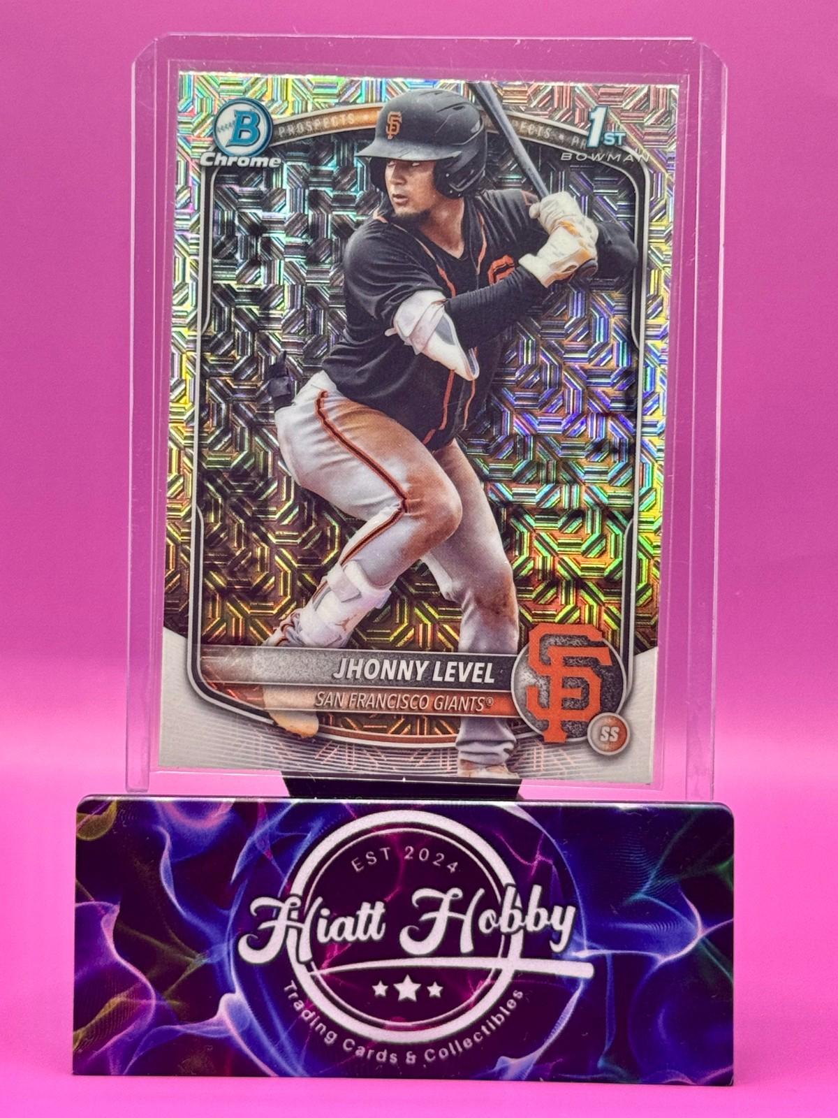 2025 Bowman Chrome - Jhonny Level #BCP-147 - Mojo Refractor