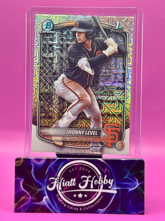 2025 Bowman Chrome - Jhonny Level #BCP-147 - Mojo Refractor