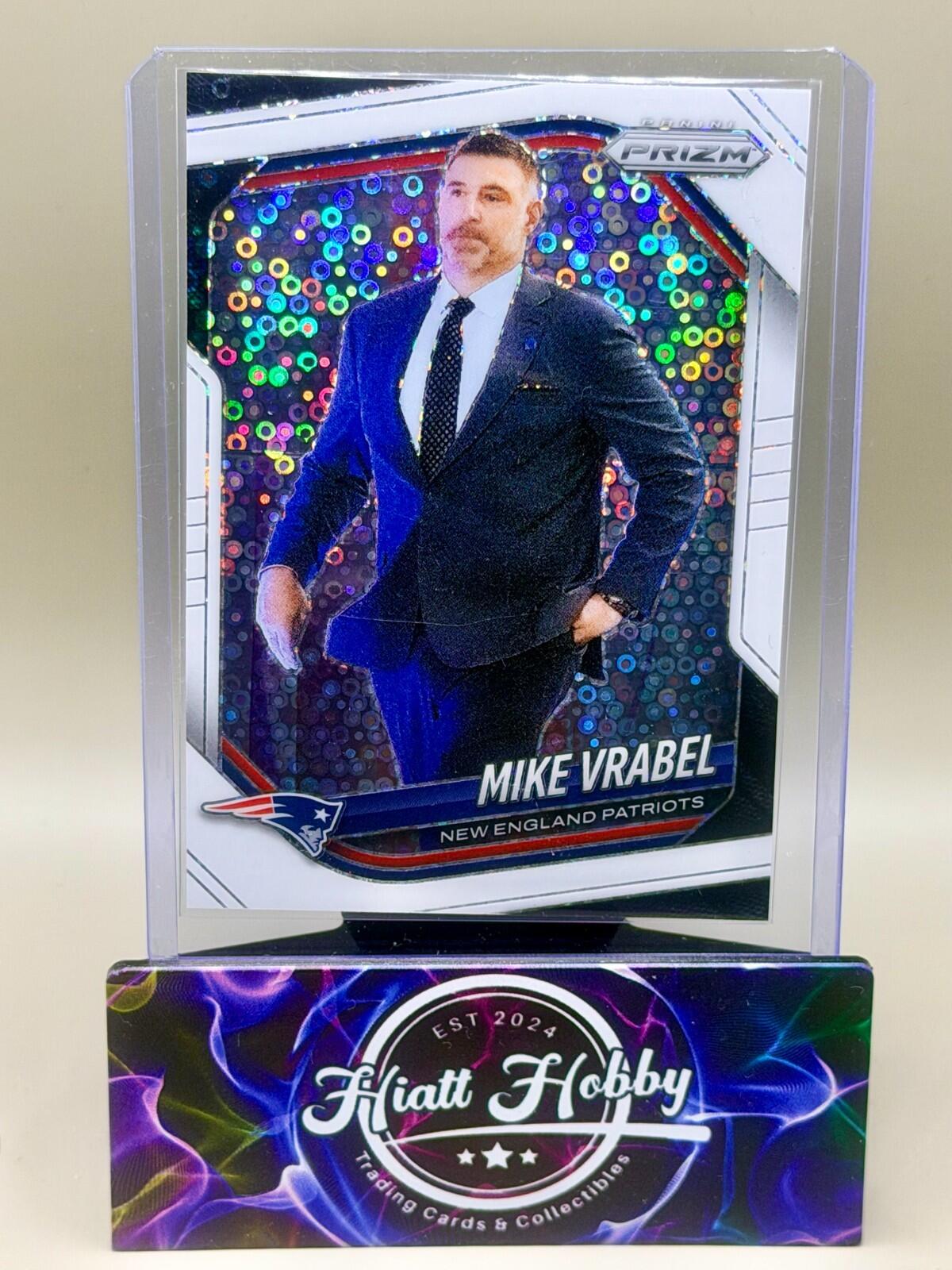 2025 Panini Prizm Football - #110 Mike Vrabel - White Disco Prizm