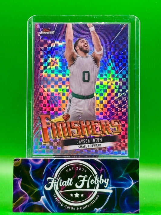 2023 Topps Finest Basketball - Jayson Tatum #F-3 - Finishers - X-Fractor