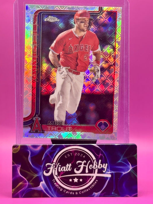 2025 Topps Chrome Logofractor - Mike Trout #100