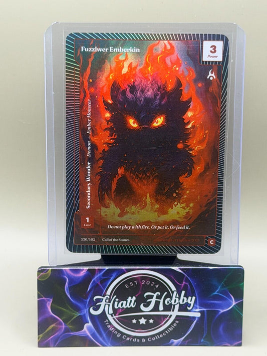 2025 Wonders of the First - #336/402 Fuzzlwer Emberkin (C) - Classic Foil