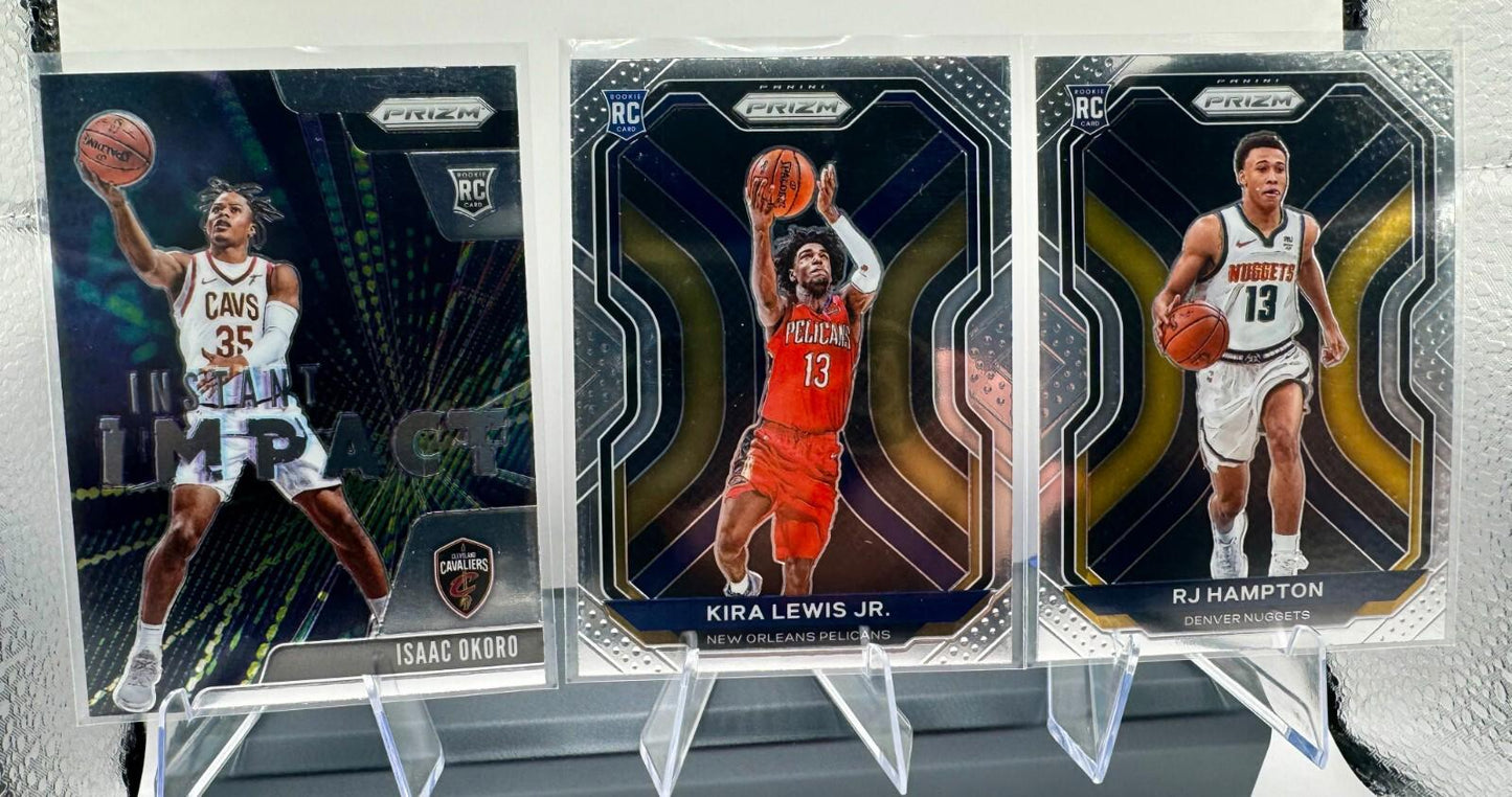 2020 Panini Prizm Basketball - Lot of 9 - Prizms, Inserts, Rookies, and Stars!