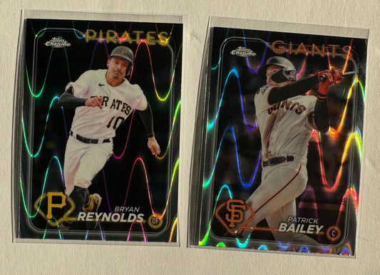 2024 Topps Chrome Wave Refractors - LOT of 2