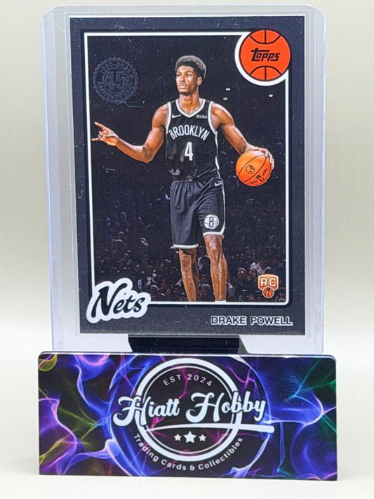 2025-26 Topps Basketball - Drake Powell #80BK-68 - 45th Anniversary (RC)