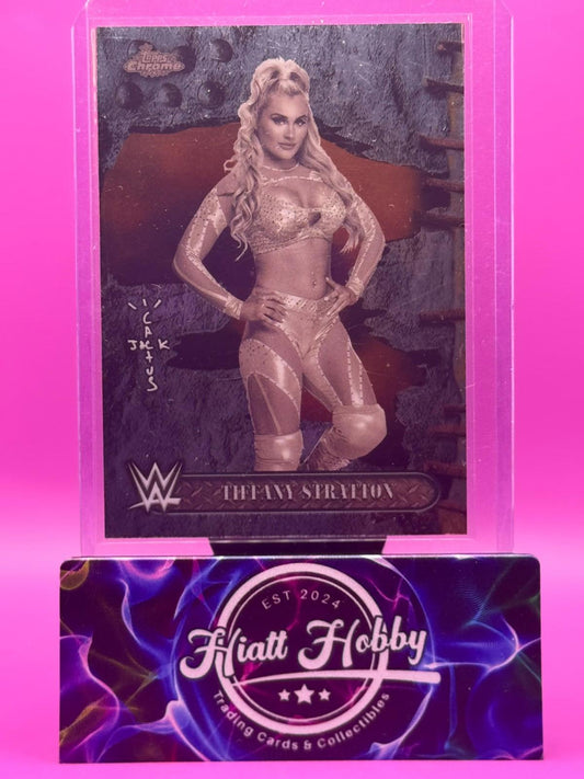 2025 Topps Chrome Cactus Jack WWE - Tiffany Stratton #16