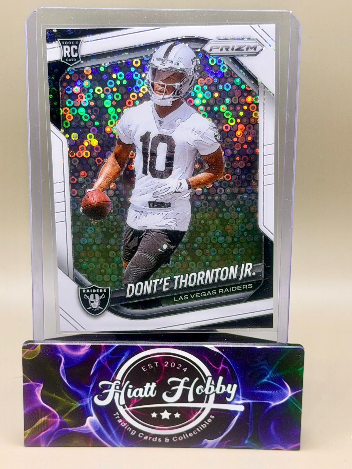 2025 Panini Prizm Football - #369 Dant'e Thornton Jr - White Disco Prizm (RC)