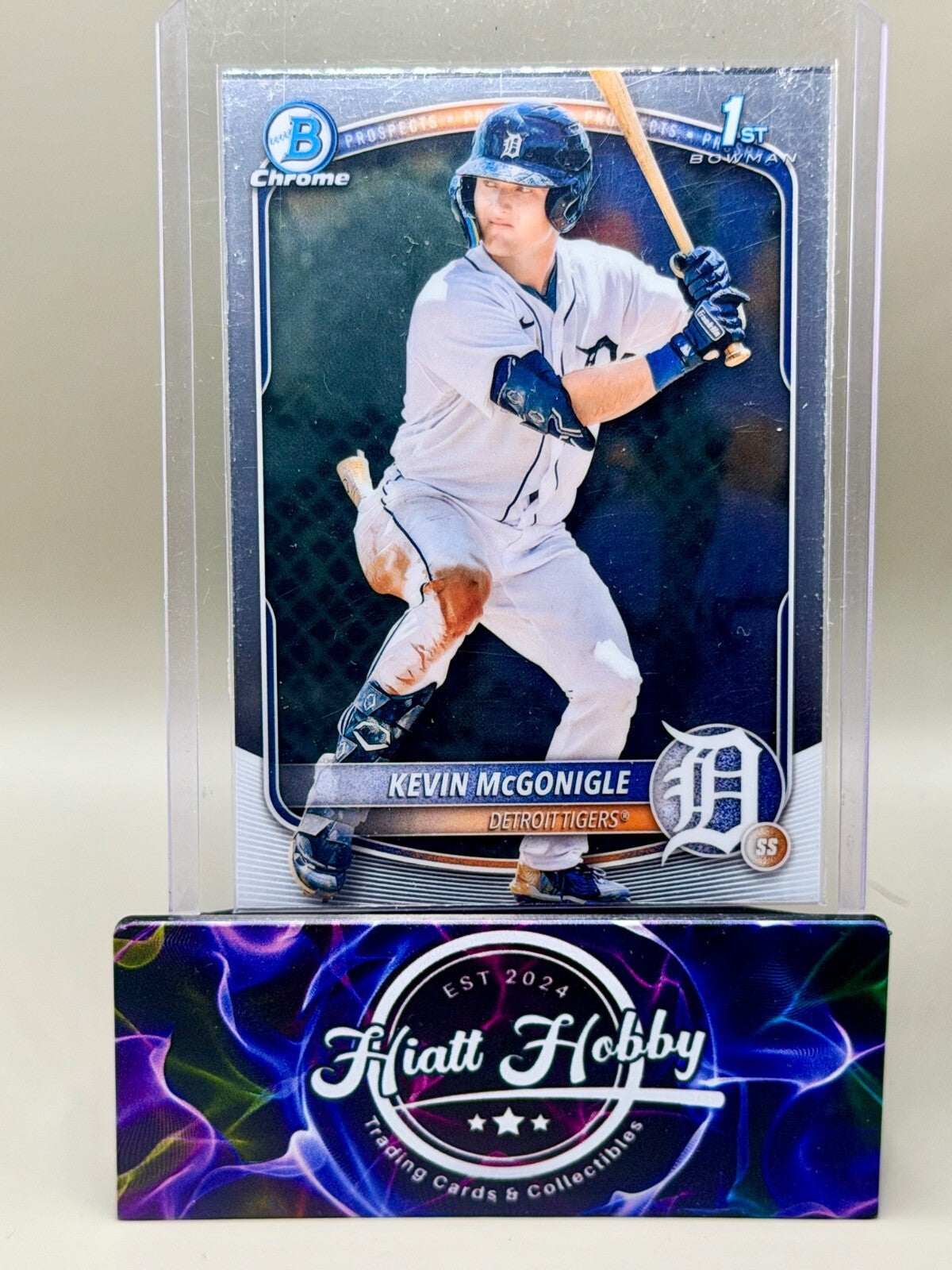 2025 Bowman - Chrome Prospects Kevin McGonigle #BCP-79 Mojo Refractor (1st)