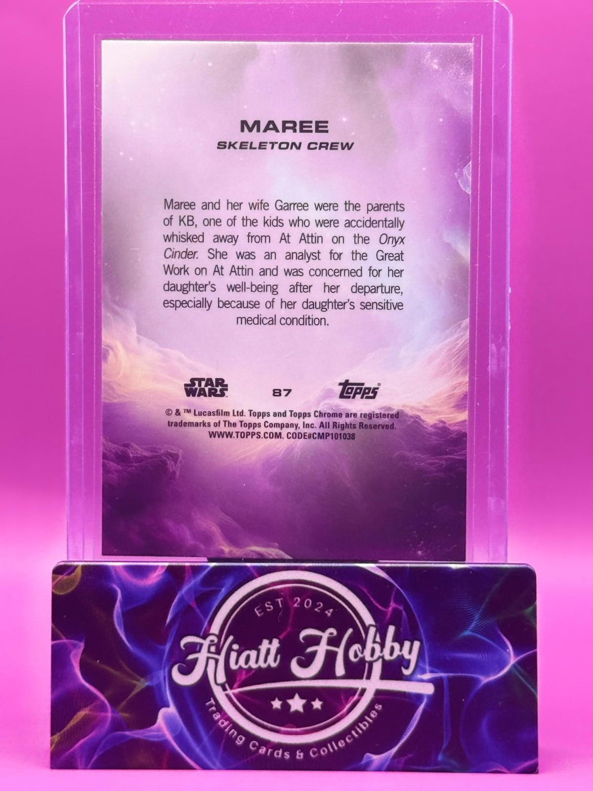 2025 Topps Chrome Star Wars - Maree #87 - Raywave Refractor