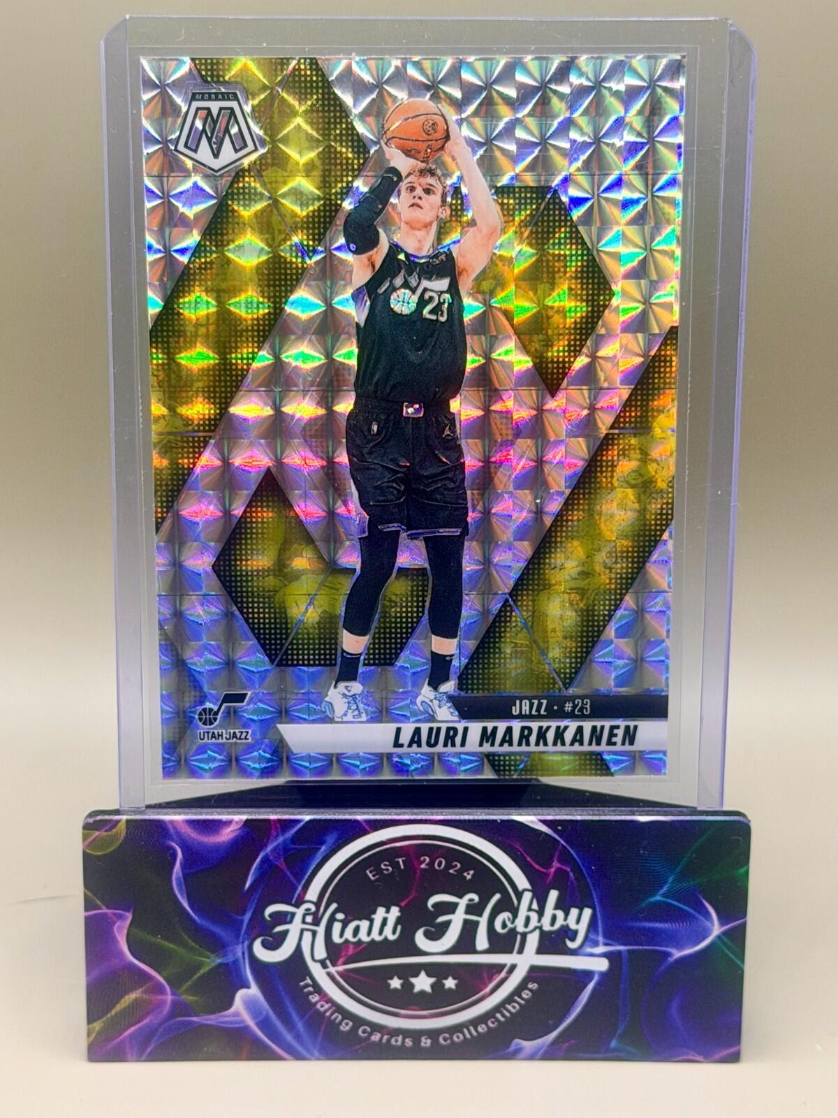 2024-25 Panini Mosaic Basketball - #186 Lauri Markkanen - Silver Mosaic