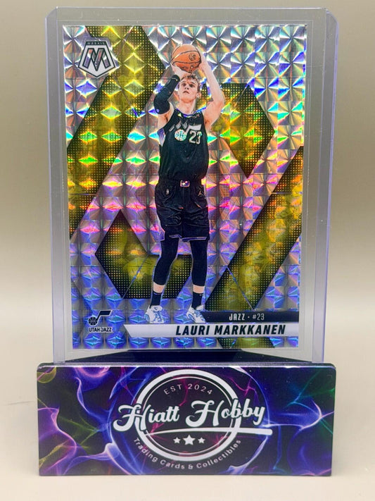 2024-25 Panini Mosaic Basketball - #186 Lauri Markkanen - Silver Mosaic