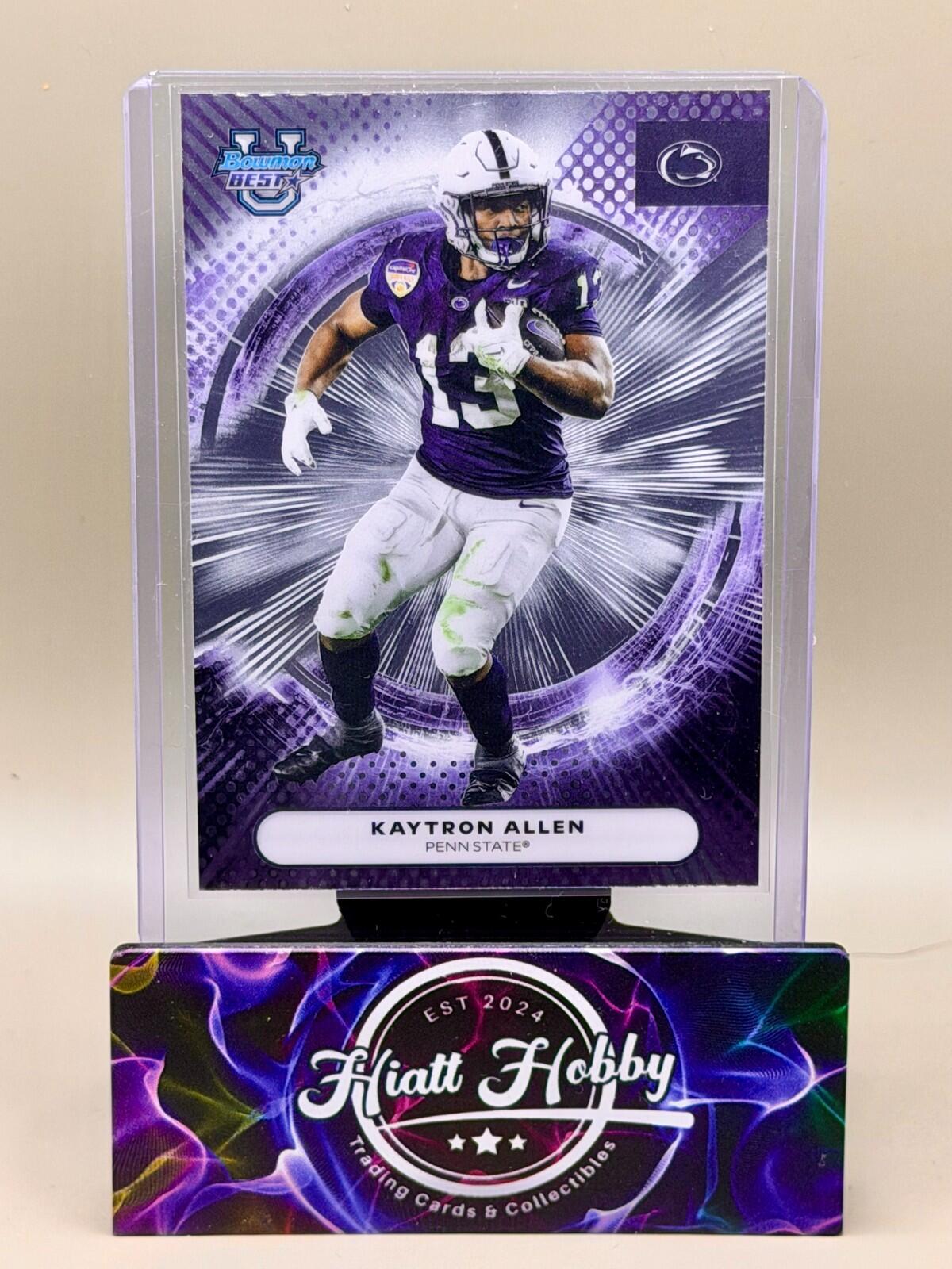 2025 Bowman's Best University Base and Refractors - Complete your Set!