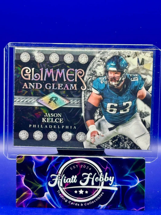 2024 Topps Resurgence - Jason Kelce #GG-21 - Glimmer and Gleam