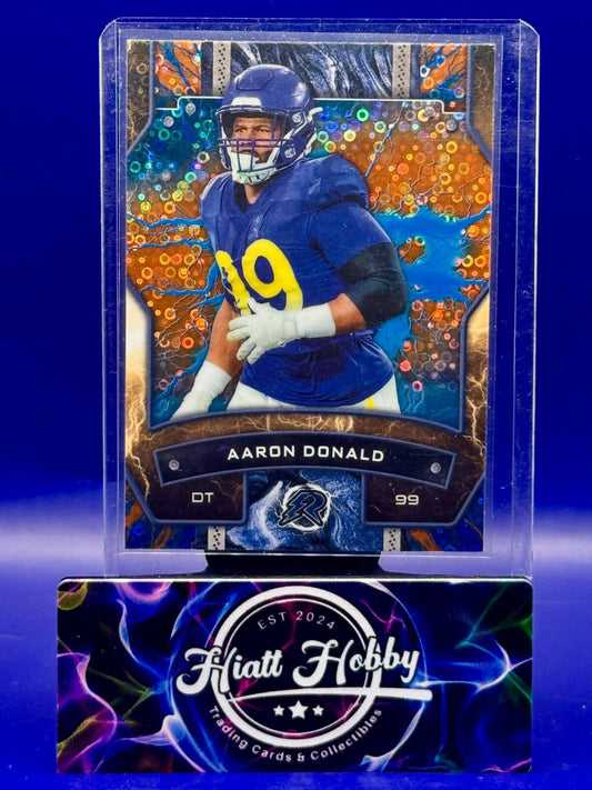 2024 Topps Resurgence - Aaron Donald #51 - Blue & Orange Spark