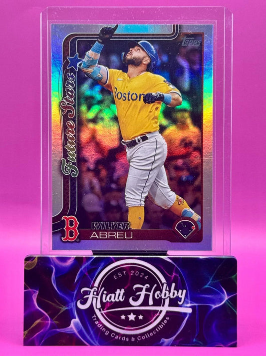 2025 Topps Series 2 - Future Stars Wilyer Abreu #367 Rainbow Foilboard