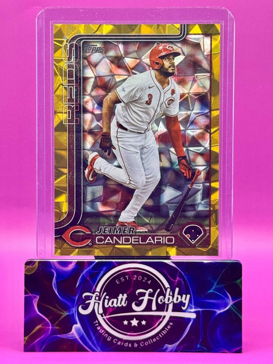 2025 Topps Series 2 - Jeimer Candelario #619 - Gold Diamante Foilboard /50