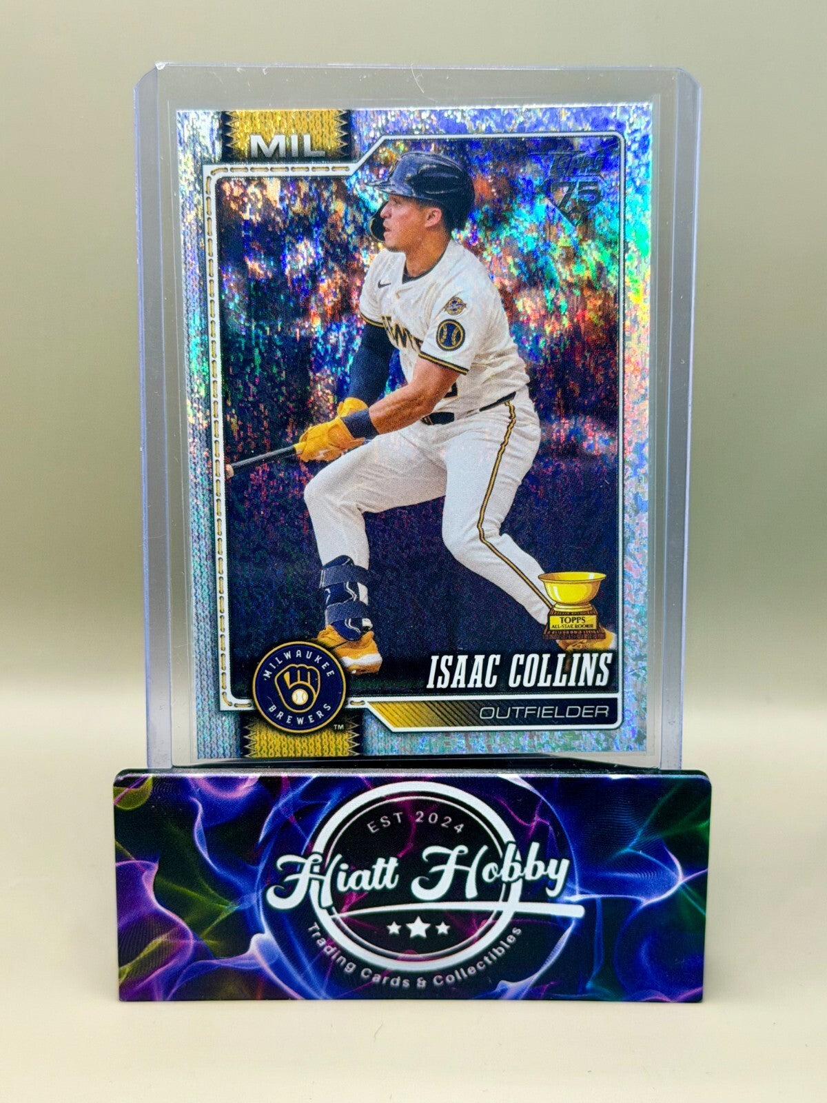 2026 Topps Series 1 - #202 Isaac Collins - Holofoil