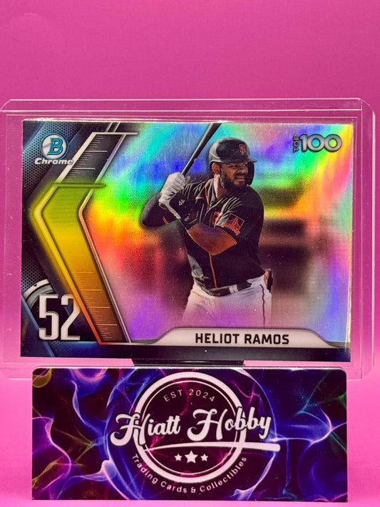 2022 Bowman - Chrome Bowman Scouts Top 100 Heliot Ramos #BTP-52 (RC)