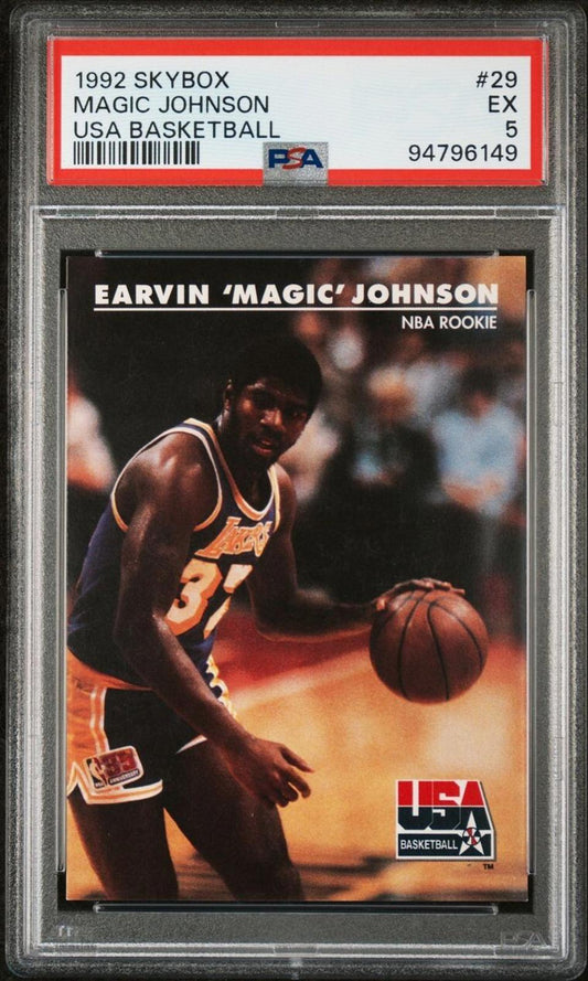 1992 Skybox USA - #29 Magic Johnson PSA 5