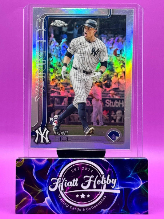 2025 Topps Chrome - Ben Rice #139 - Refractor (RC)