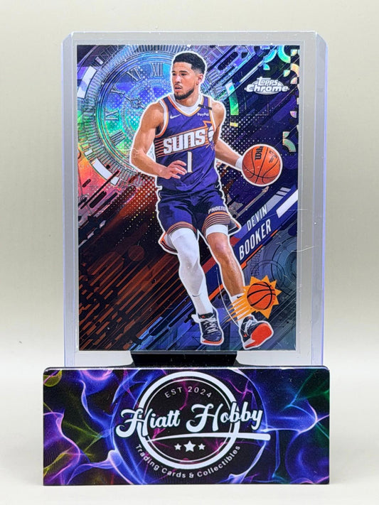 2025-26 Topps Chrome - Devin Booker #GT-4 - Go Time - Refractor