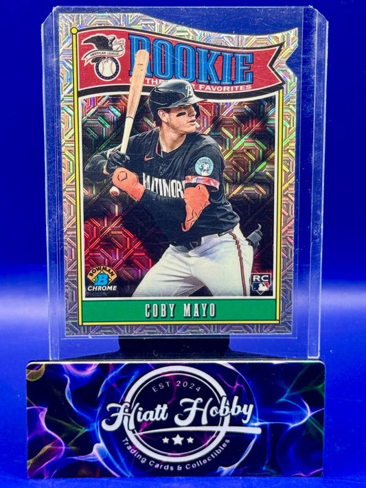 2025 Bowman Chrome - Coby Mayo #ROY-2 - ROY Favorites - Mojo Refractor