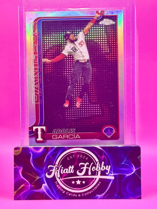 2025 Topps Chrome - Adolis Garcia #293 - Lightboard Refractor