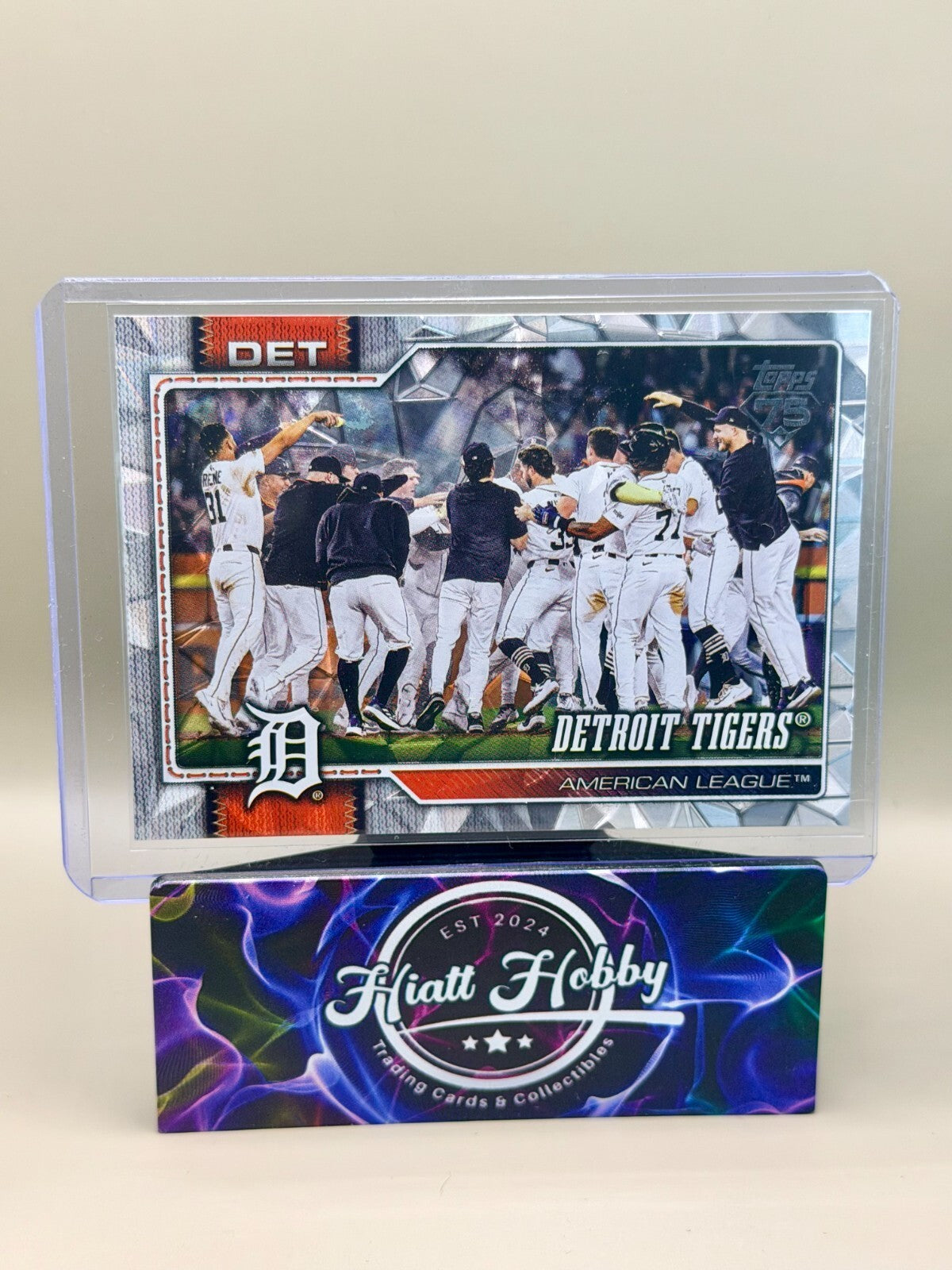 2026 Topps Series 1 - #262 Detroit Tigers - Diamante Foil