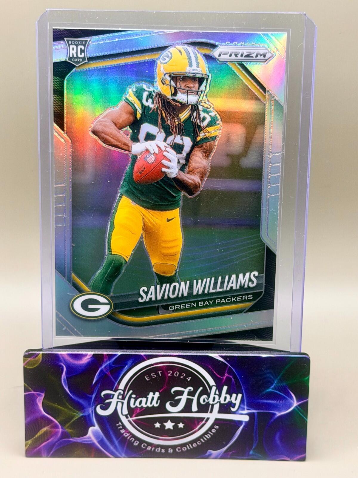 2025 Panini Prizm Football - #306 Savion Williams - Silver Holo Prizm (RC)