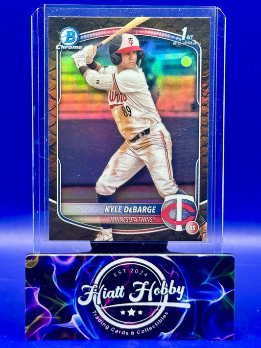 2025 Bowman - Chrome Prospects Kyle DeBarge #BCP-139 Reptilian Refractor (RC)