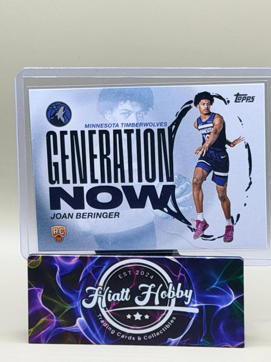 2025-26 Topps Basketball - Joan Beringer #GN-17 - Generation Now (RC)