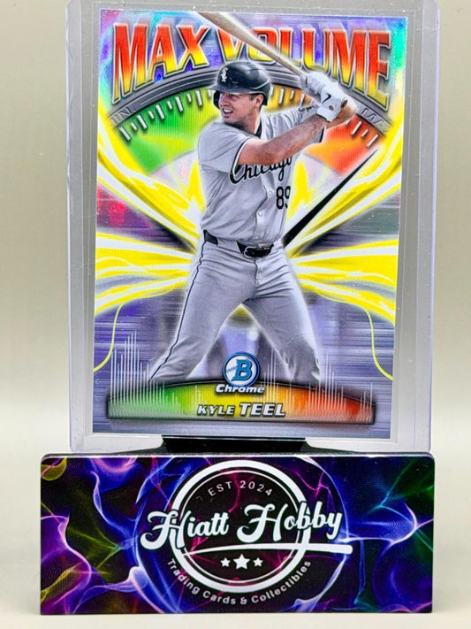 2025 Bowman Chrome - Kyle Teel #MV-2 - Max Volume (RC)