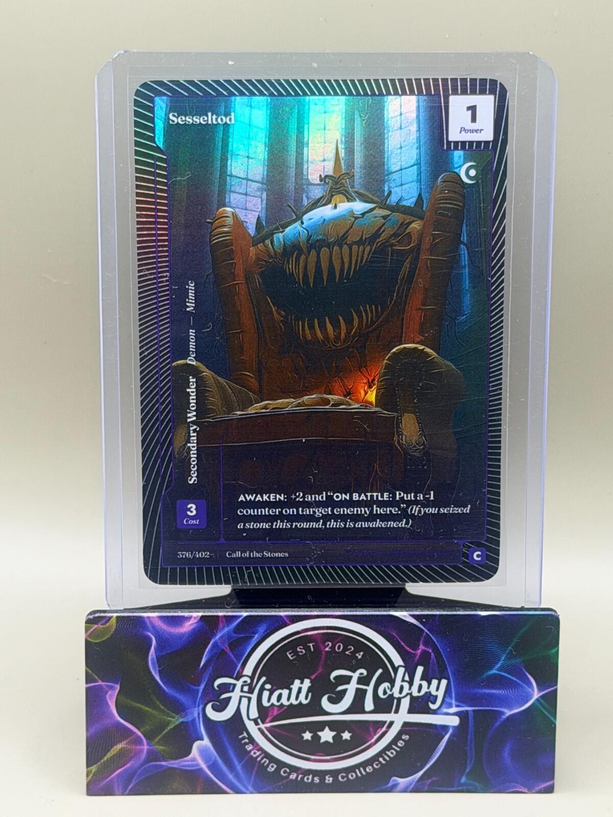 2025 Wonders of the First - #376/402 Sesseltod (C) - Classic Foil