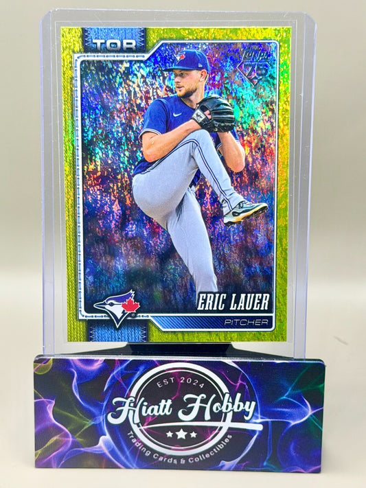 2026 Topps Series 1 - #175 Eric Lauer - Yellow Holofoil /399