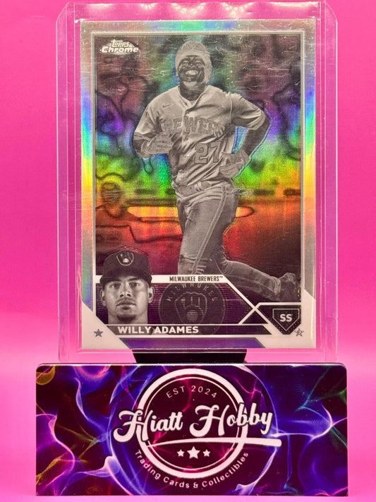 2023 Topps Chrome - Willy Adames #101 Negative  Refractor SP