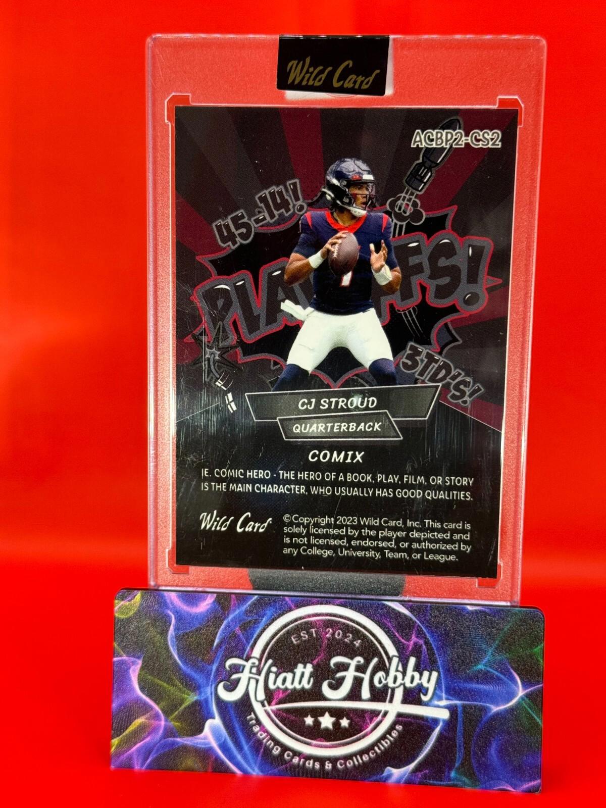 2023 Wild Card Alumination - CJ Stroud #ACBP2-CS2 - Playoffs Mojo Refractor /12