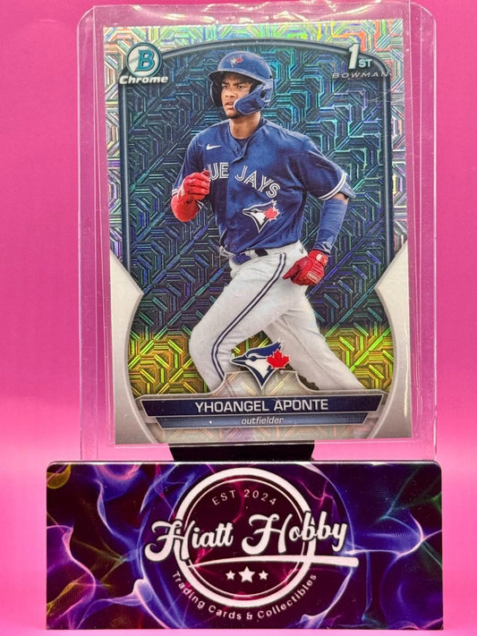 2023 Bowman Chrome - Yhoangel Aponte #BDC-110 - Mojo Refractor (RC)