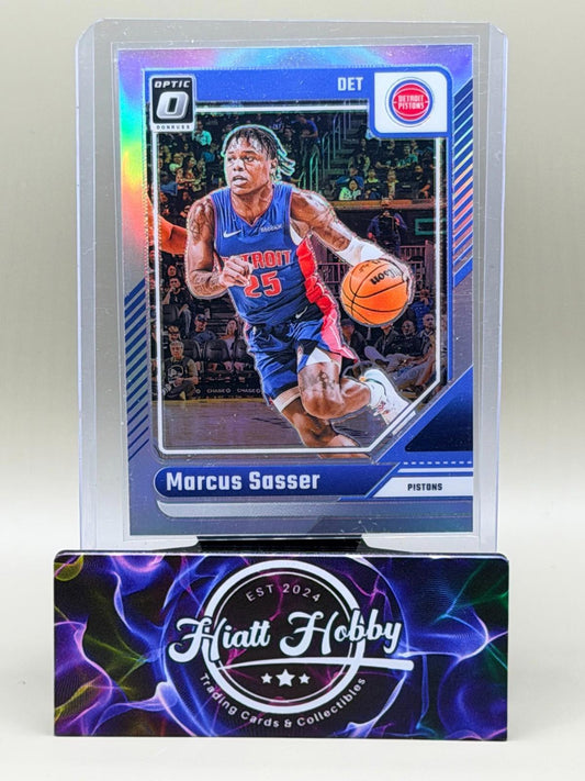 2024-25 Panini Donruss Optic - Marcus Sasser #202 - Silver Holo Prizm
