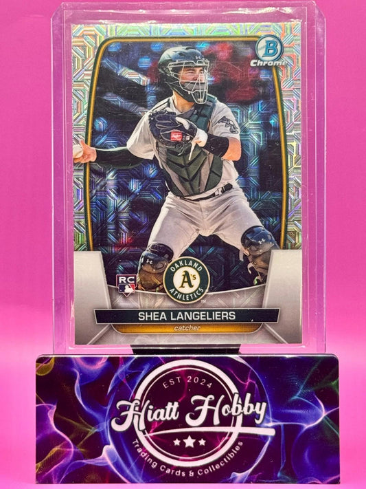 2023 Bowman Chrome - Shea Langeliers #3 - Mojo Refractor (RC)