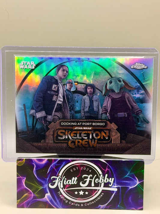 2025 Topps Chrome Star Wars - #SC-9 Docking at Port Borgo - Skeleton Crew