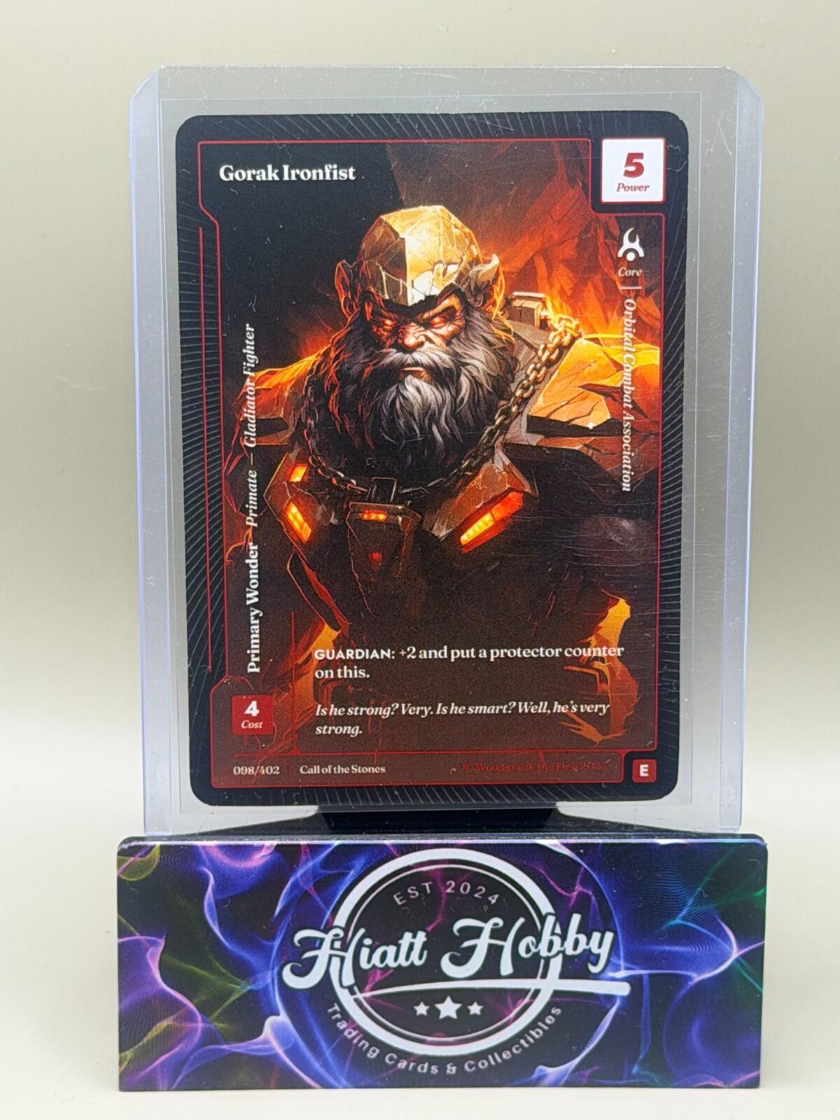 2025 Wonders of the First - #098/402 Gorak Ironfist (E)