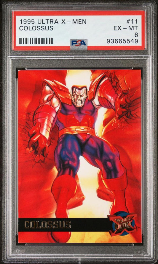 1995 Fleer Ultra, X-Men, Marvel, #11 Colossus (EXCELLENT-MINT PSA 6)