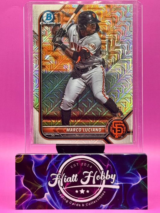 2022 Bowman - Chrome Prospects Marco Luciano #BCP-7 Mojo Refractor (RC)