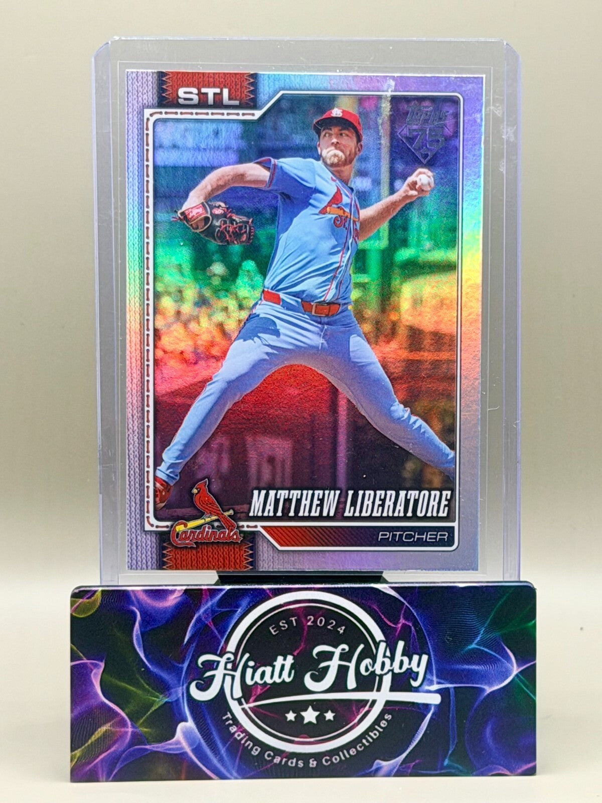 2026 Topps Series Two - #621 Matthew Liberatore - Rainbow Foil